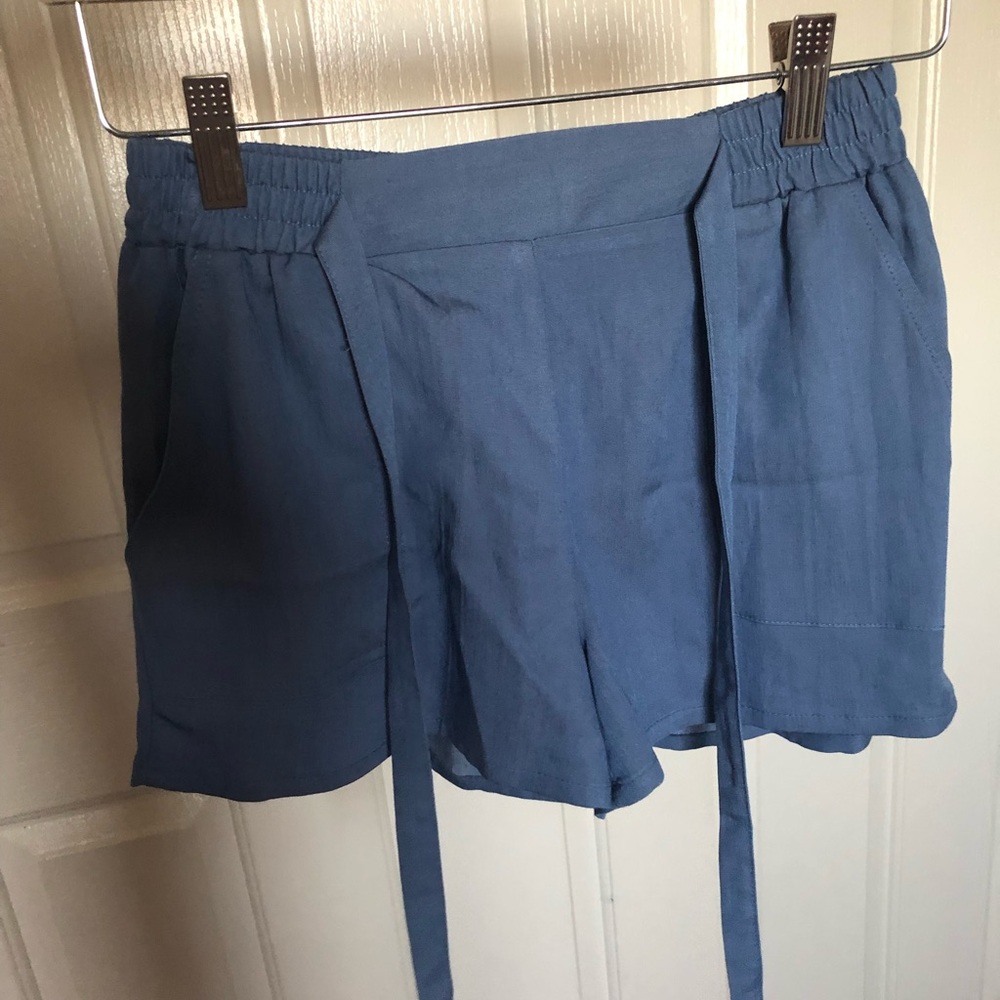 Cute Blue Shorts with String to Tie